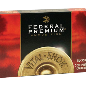 Federal Vital-Shok Premium 20 Pellet 3 Buck Shotshell Ammo 20 GA 5-Rounds 2.75"