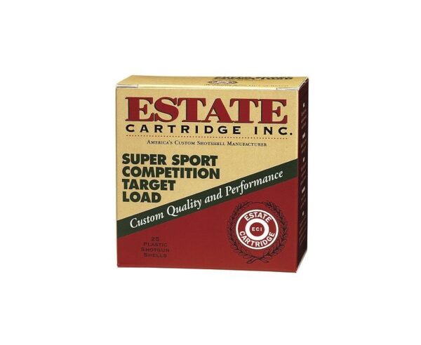 Estate Super Sport Competition Target Load 12GA 2.75-inch 1-1/8oz #8 Shot 25rds