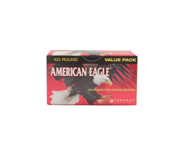 Federal American Eagle 115 Grain FMJ Brass 9mm 100Rds