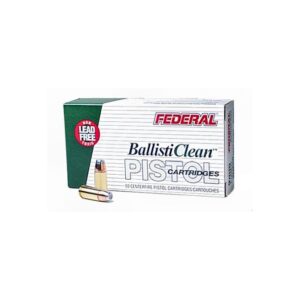 Federal BallistiClean Brass 9mm 100-Grain 50-Rounds LFF