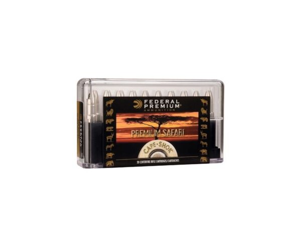 Federal .470 Nitro Express Cape-Shok 500 Grain Swift A-Frame Bullet 20rd box 2150 fps