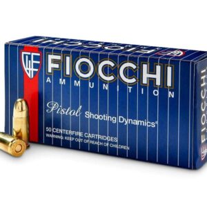 Fiocchi 9mm Handgun Ammunition 115 Grain FMJ 50rds