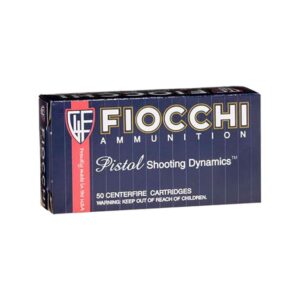 Fiocchi Shooting Dynamics FMJ 124 Grain Brass 9mm 50Rds