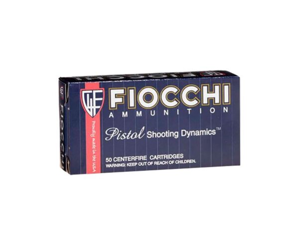 Fiocchi Shooting Dynamics FMJ 124 Grain Brass 9mm 50Rds