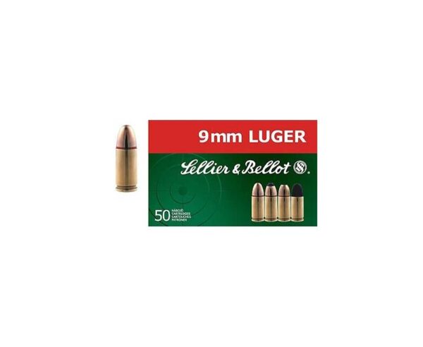 Sellier & Bellot 9mm 115GR FMJ 50rds