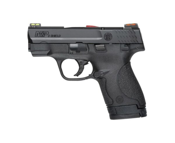 Smith and Wesson M&P9 Shield Black 9mm 3.1-inch 8Rd Fiber Sights State Compliant
