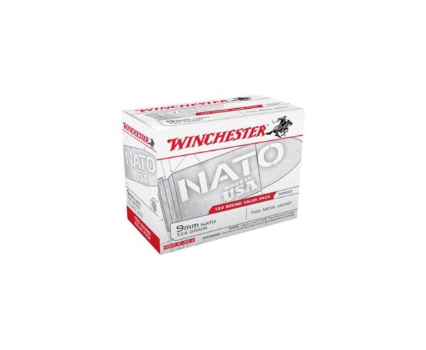 Winchester Ammunition NATO Ammunition 9mm 150Rd 124 GR