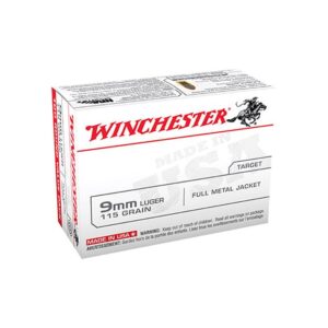Winchester Ammunition 9mm 115GR FMJ 100rds