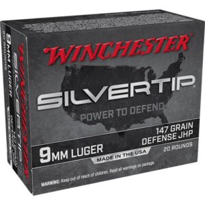 Winchester Silvertip 9mm 147 Grain 20 Rounds Hollow Point