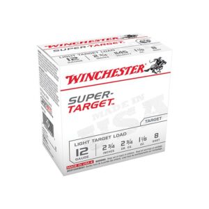 Winchester Super Target 12GA 2.75-inch 1-1/8oz #8 Shot 25Rds