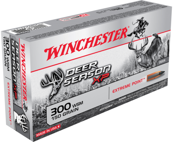 Winchester Deer Season XP Brass .300 WSM 150-Grain 20-Rounds EP