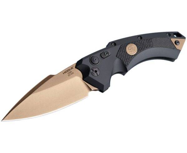 Hogue EX-A05 Automatic Knife - 3.5" Plain Spear Point Blade Matches Sig Emperor Scorpion