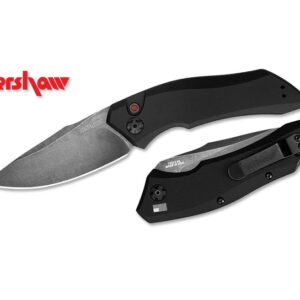 Kershaw Launch 1 Automatic Push Button Knife - 3.4" Plain Drop-Point Blade