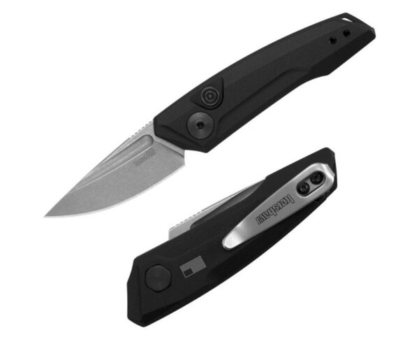 Kershaw Launch 9 Automatic Push Button Knife - 1.8" Plain Drop Point Blade