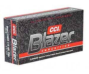 CCI Blazer 9mm 115GR FMJ 50Rds Aluminum case